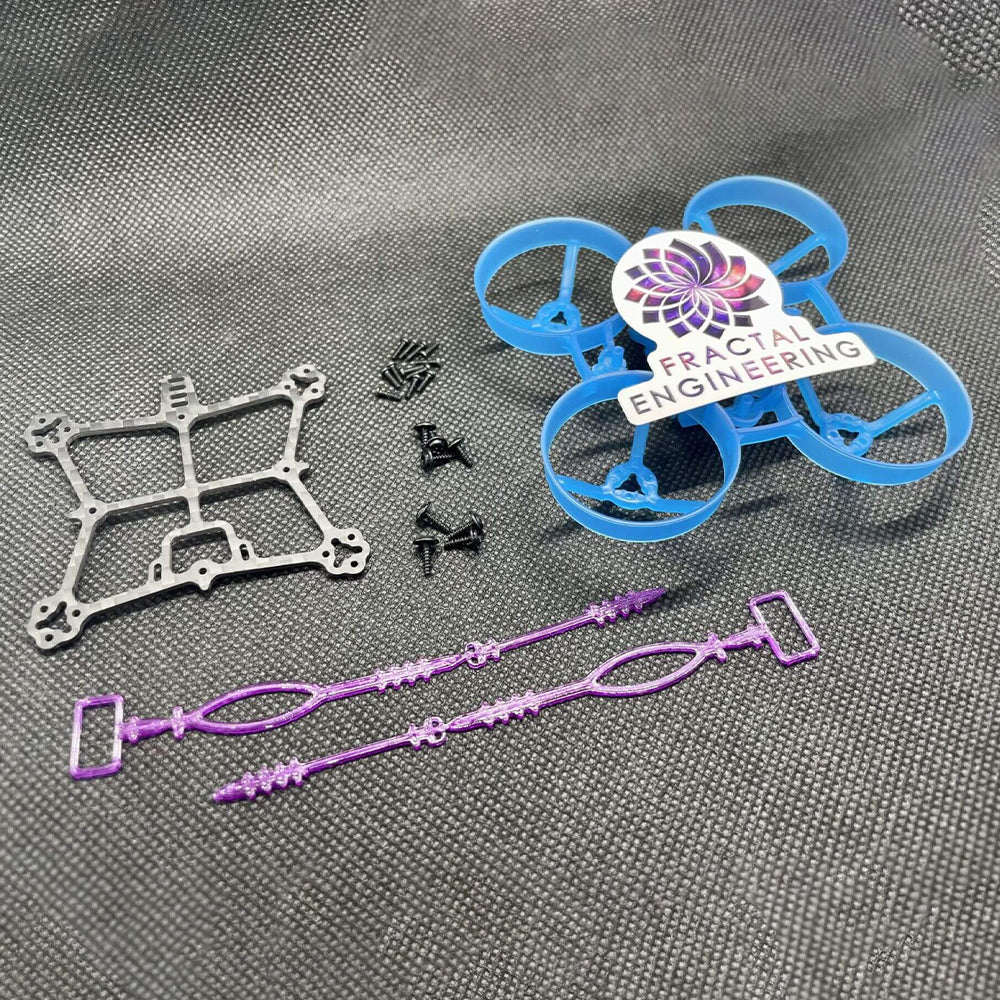 Fractal Engineering Fractal 65 Micro Whoop Frame Kit - Choose Color — Blue