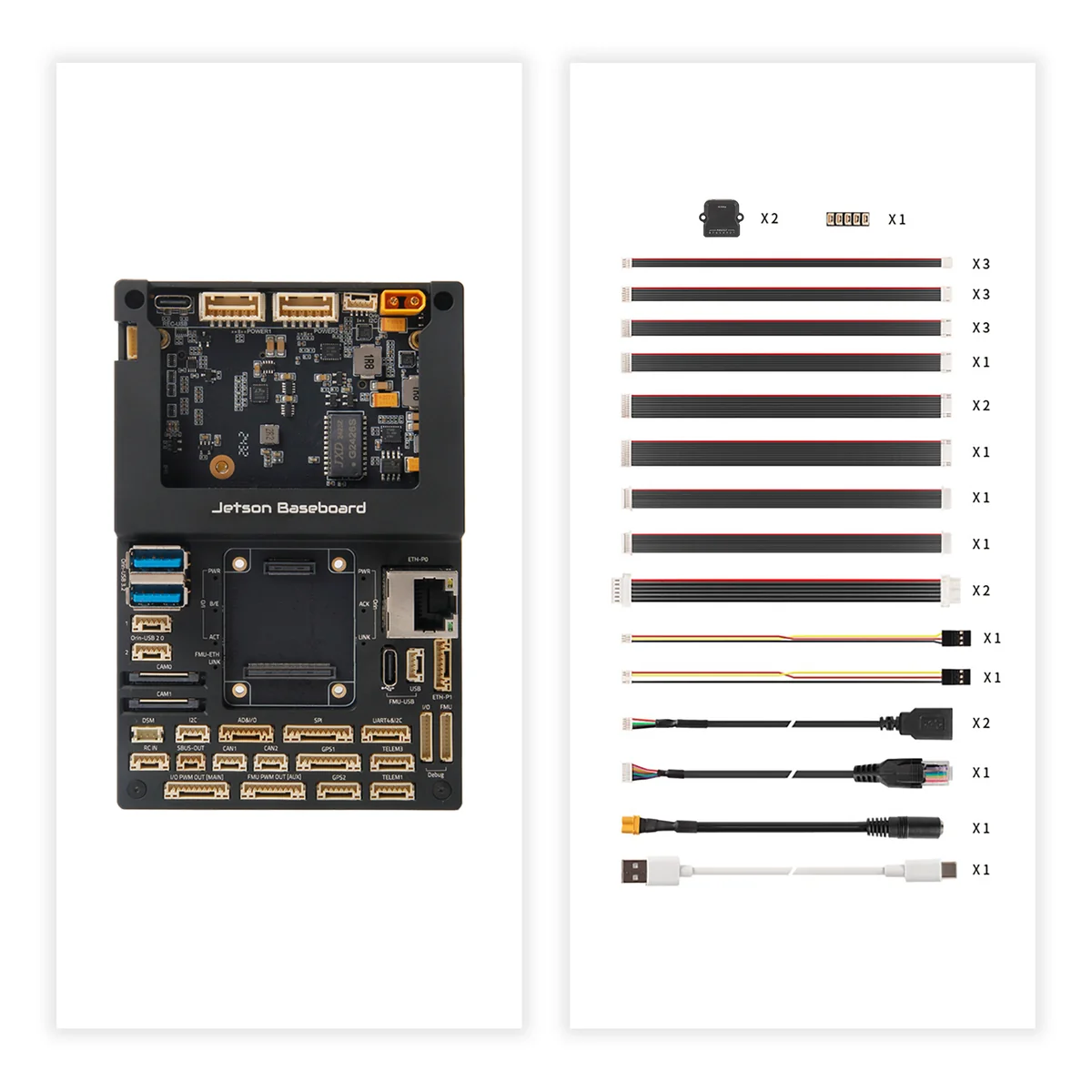 Pixhawk Jetson Baseboard Bundle — Pixhawk Jetson Baseboard Only / None / With Case
