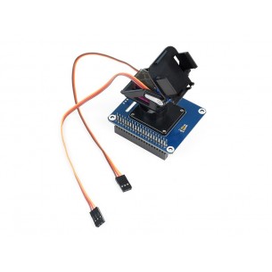 Platforma HAT pan-tilt 2 DOF ze sterownikiem do kamery dla Raspberry Pi - Waveshare 16138
