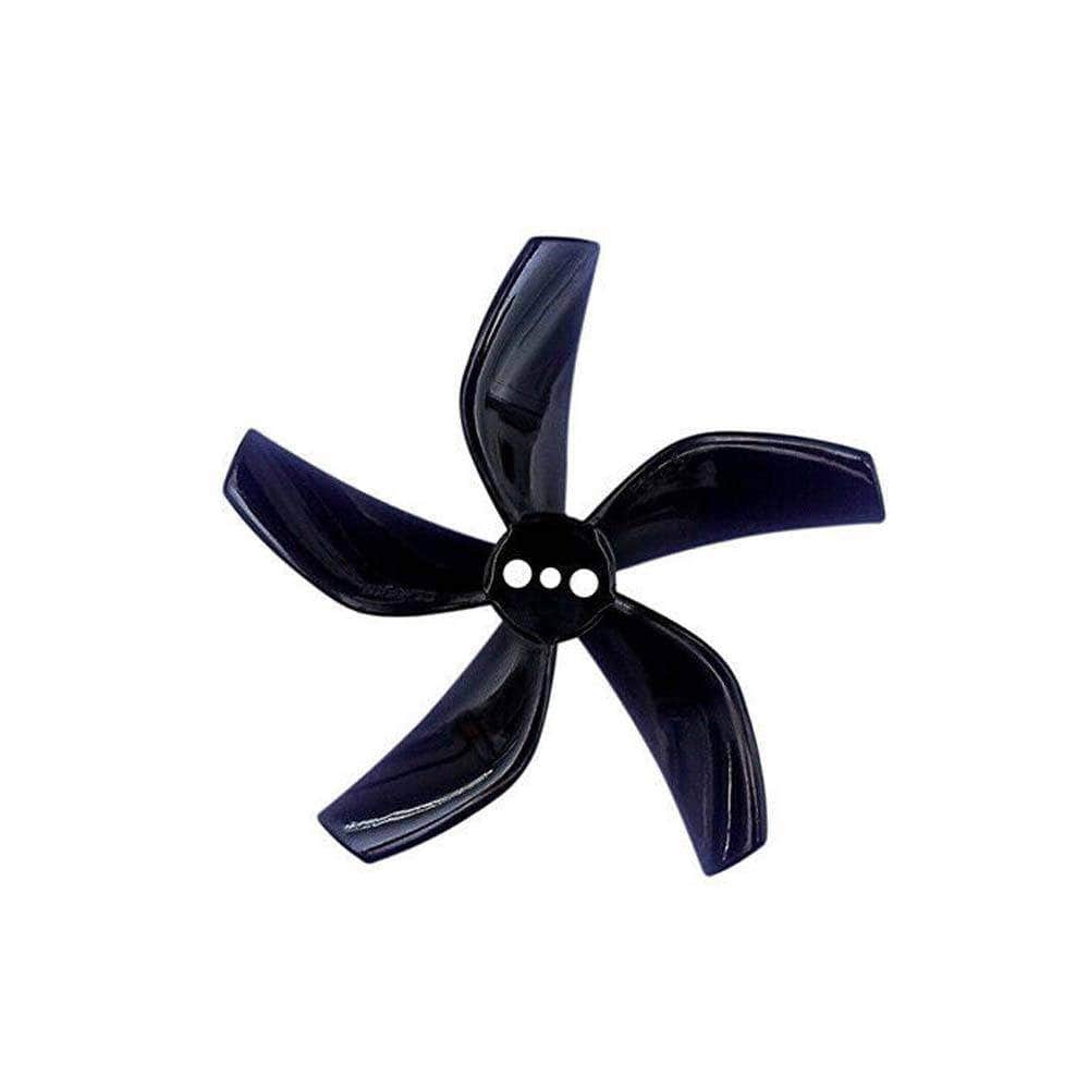 Gemfan D51-5 1.5mm T-Mount Penta-Blade 2" Prop 8 Pack - Choose Your Color — Black