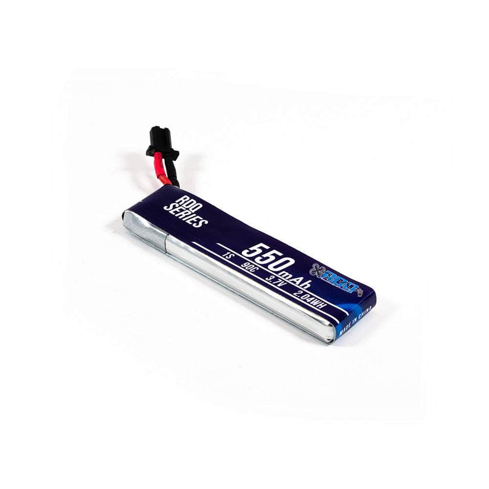 RDQ Series 3.7V 1S 550mAh 90C LiPo Whoop/Micro Battery w/ Cabled Connector - Choose Version — GNB27