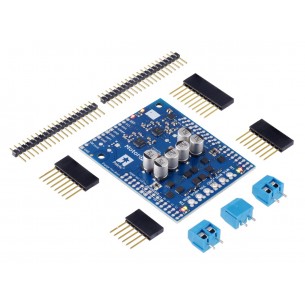 Motoron M2S24v14 Dual High-Power Motor Controller Shield - 2-kanałowy sterownik silników DC dla Arduino (do montażu)