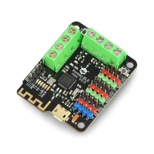 Romeo BLE mini - Bluetooth 4.0 + sterownik silników - kompatybilny z Arduino - DFRobot DFR0351