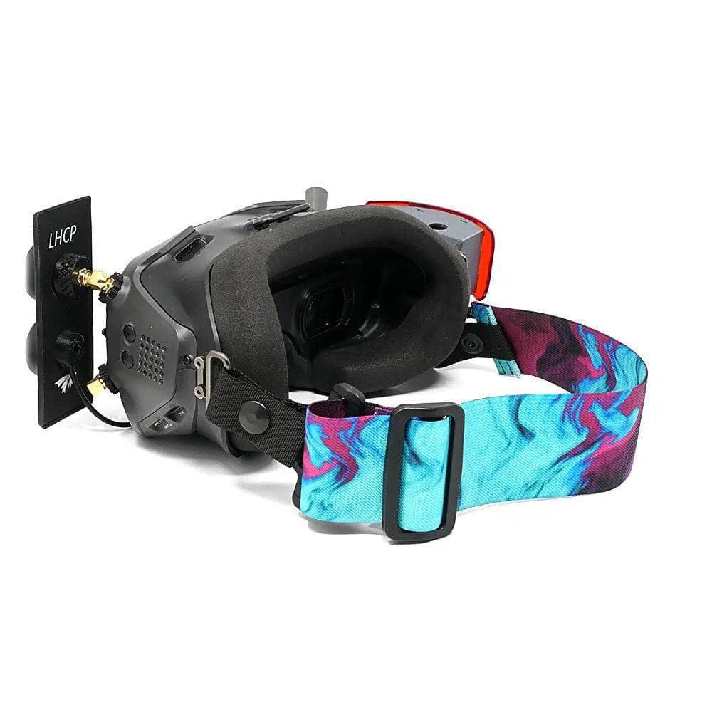 FatStraps 2" FPV Goggle Strap for DJI/Avatar/Dominator/HDZero - Choose Style — Purple Swirl
