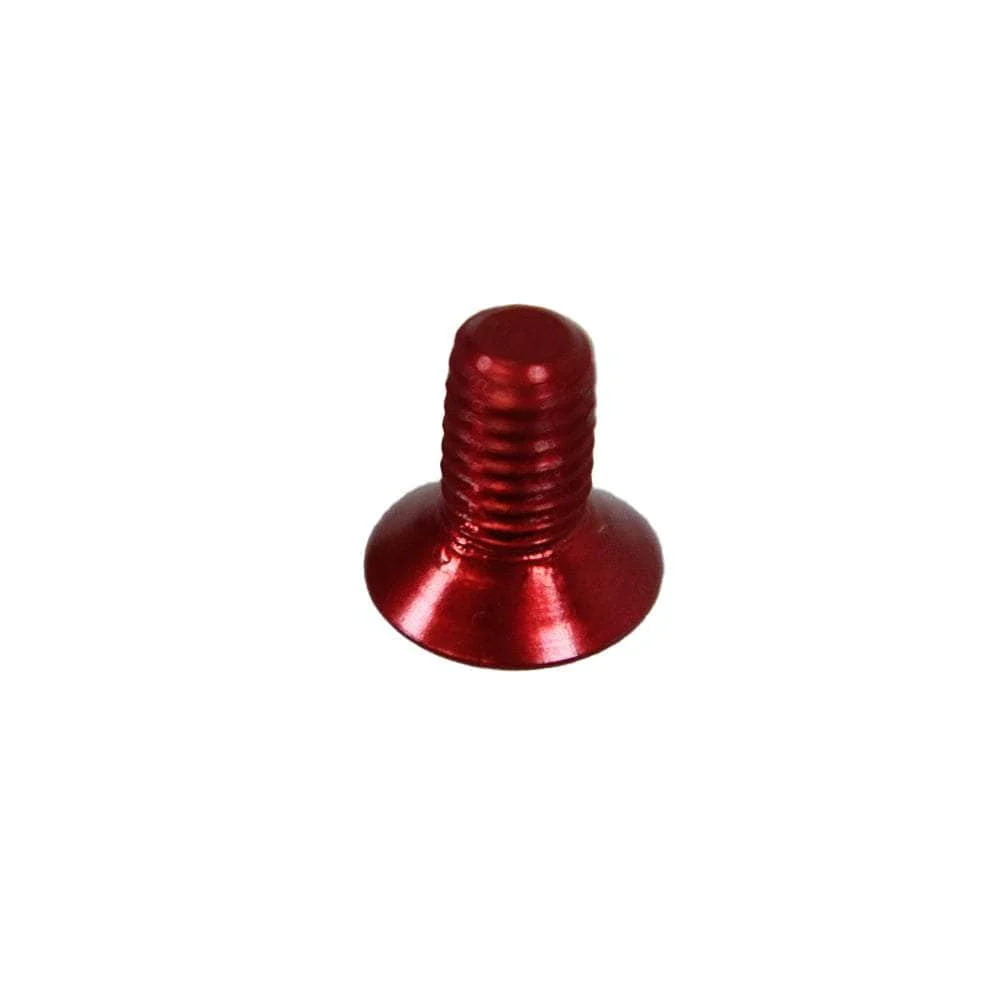 M3 7075 Aluminum Counter Sunk Hex Screw (20PCS) - Choose Your Color & Size — Red / 6mm