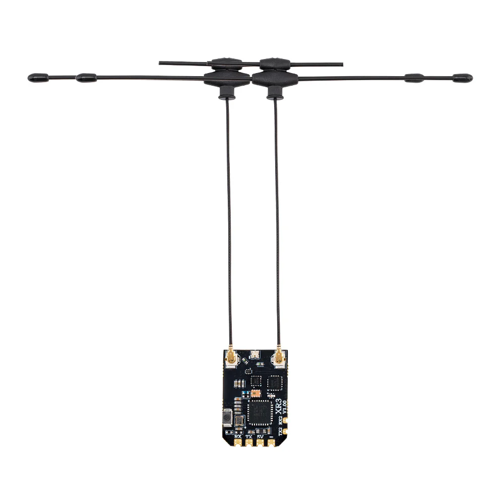 RadioMaster XR3 Nano Multi-Frequency Antenna Diversity ExpressLRS Receiver - Choose Antenna — 2 x Dual-Band