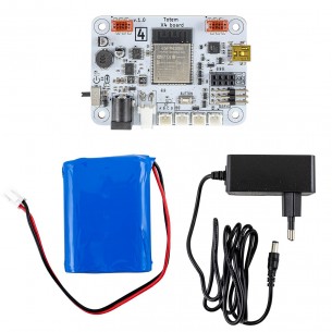 RoboBoard X4 - kontroler robota z modułem ESP32 + zasilacz i akumulator