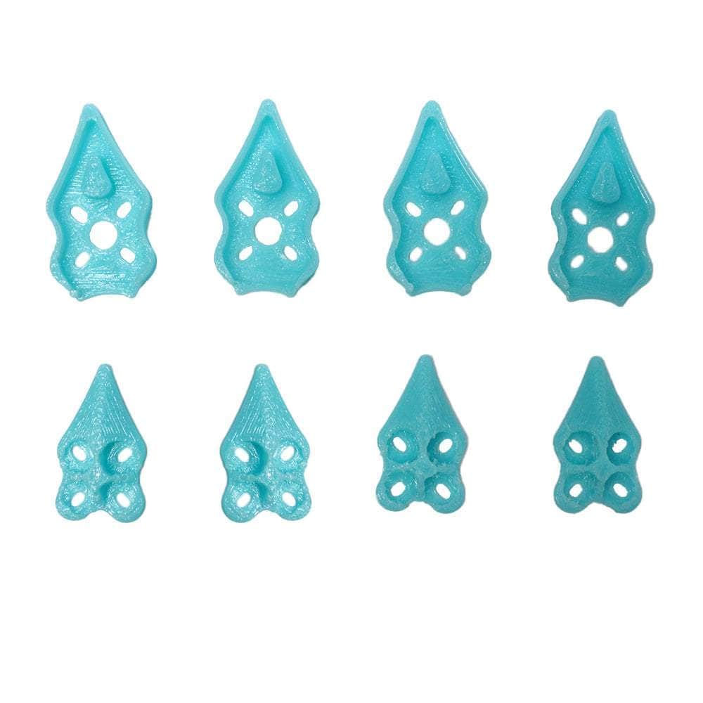 Quadifier Baby Diamondback 3.5" Arm Guard Skids 3D Printed TPU - Choose Your Color — Blue