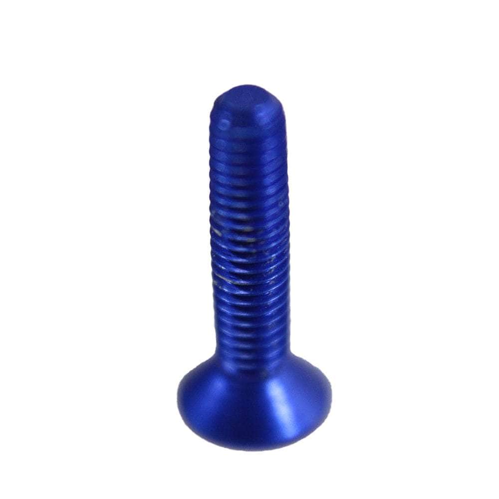 M3 7075 Aluminum Counter Sunk Hex Screw (20PCS) - Choose Your Color & Size — Blue / 14mm