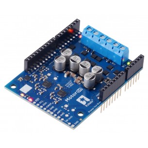 Motoron M2S18v18 Dual High-Power Motor Controller Shield - 2-kanałowy sterownik silników DC dla Arduino (przylutowane złącza)