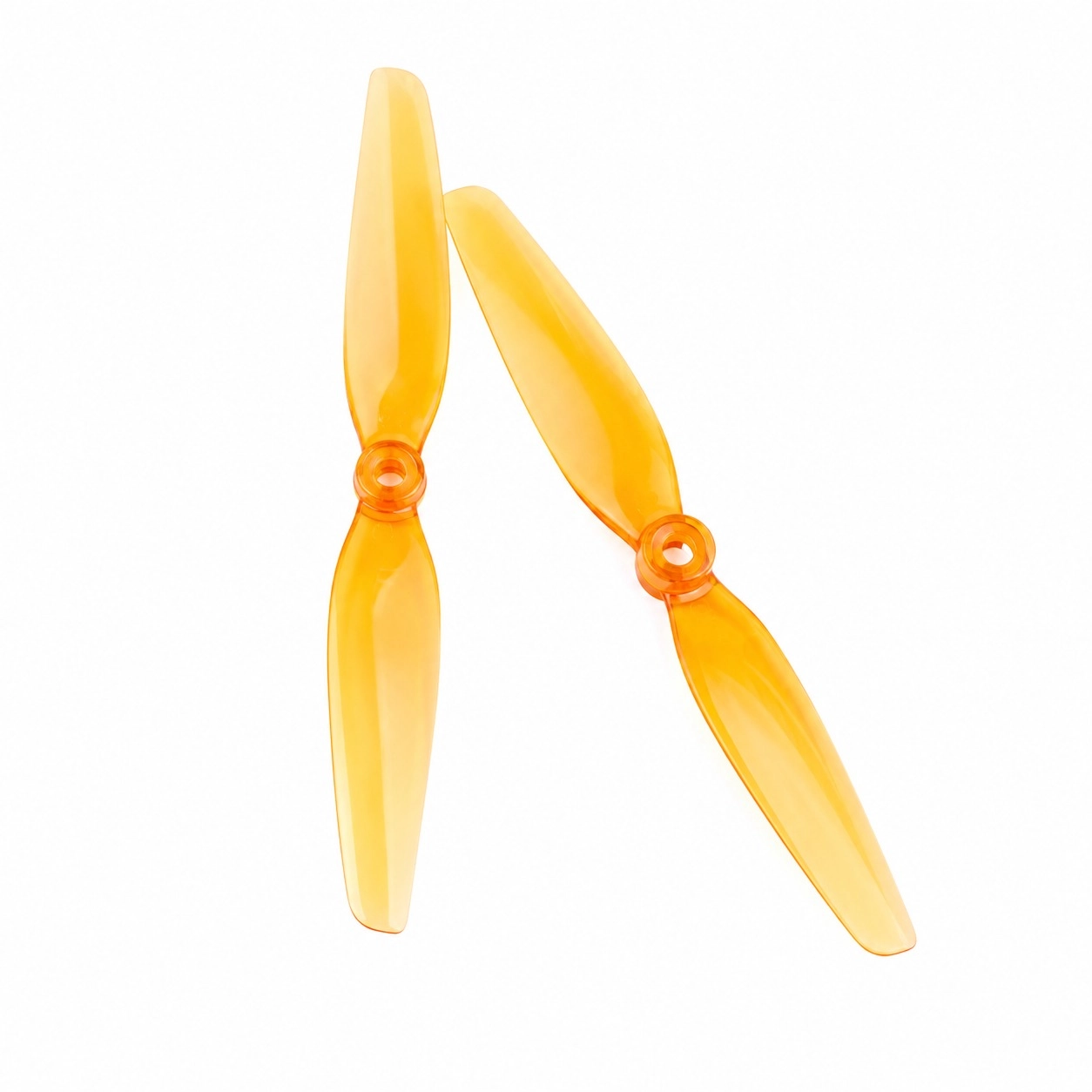 HQ 65mm 2-blade props 1.5mm shaft Orange