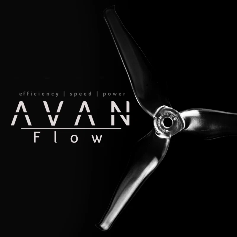 EMAX Avan FLOW 5" Prop — Clear Red