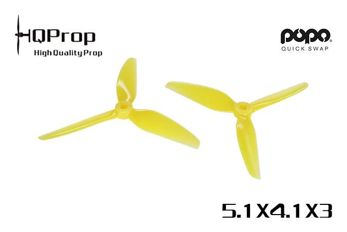 HQ Prop 5.1x4.1x3 V1S (2CW+2CCW) PC RACE "POPO" Compatible — Light Blue