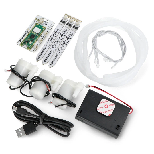 Enviro Grow z Raspberry Pi Pico W - system nawadniania roślin + akcesoria - Pimoroni PIM637