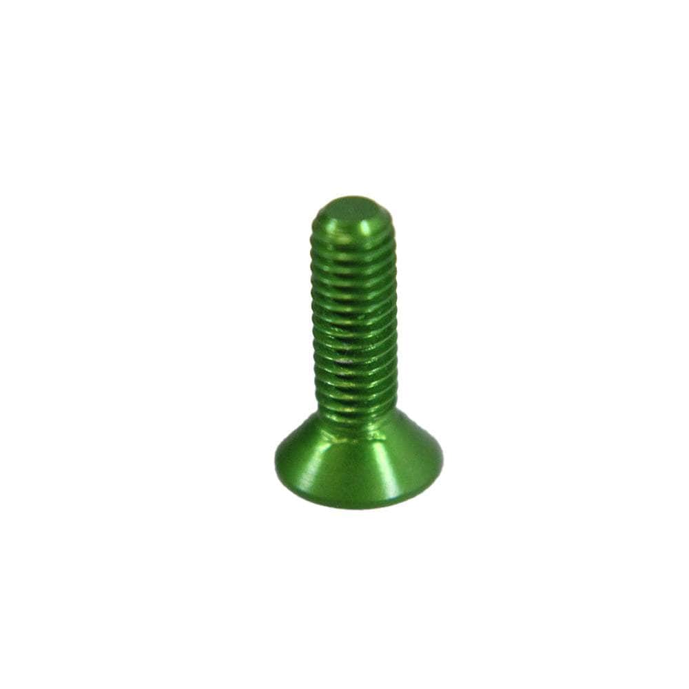 M3 7075 Aluminum Counter Sunk Hex Screw (20PCS) - Choose Your Color & Size — Green / 10mm