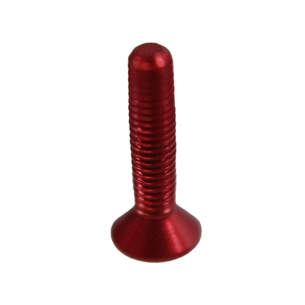 M3 7075 Aluminum Counter Sunk Hex Screw (20PCS) - Choose Your Color & Size — Red / 14mm