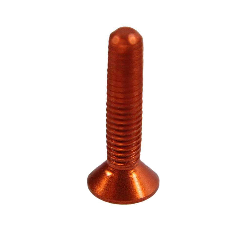 M3 7075 Aluminum Counter Sunk Hex Screw (20PCS) - Choose Your Color & Size — Orange / 14mm