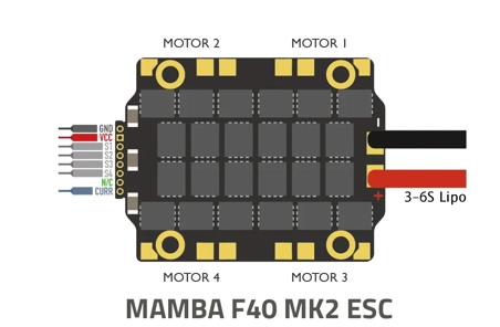 Mamba F40 MK2 ESC High Efficency