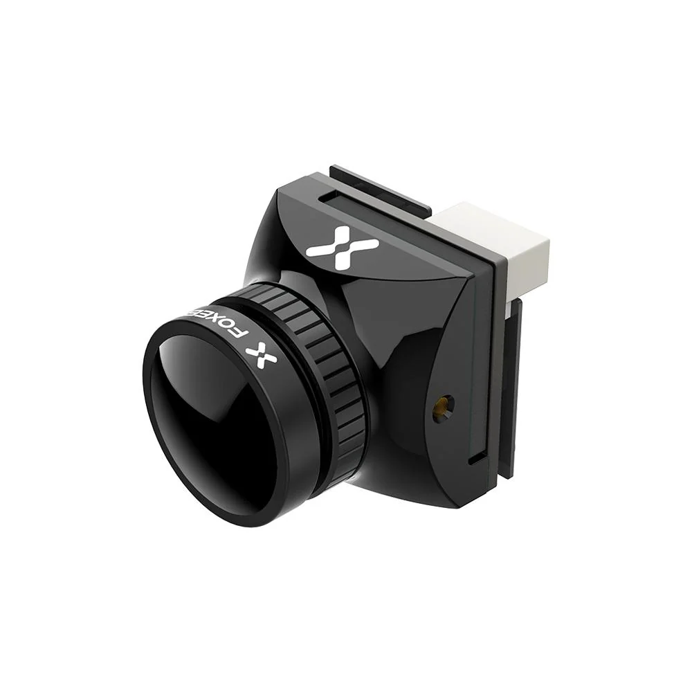 Foxeer Toothless 2 Micro 1200TVL 16:9/4:3 PAL/NSTC CMOS Switchable FoV FPV Starlight Camera w/ M12 Lens and 1/2" Sensor (1.7mm) — Black
