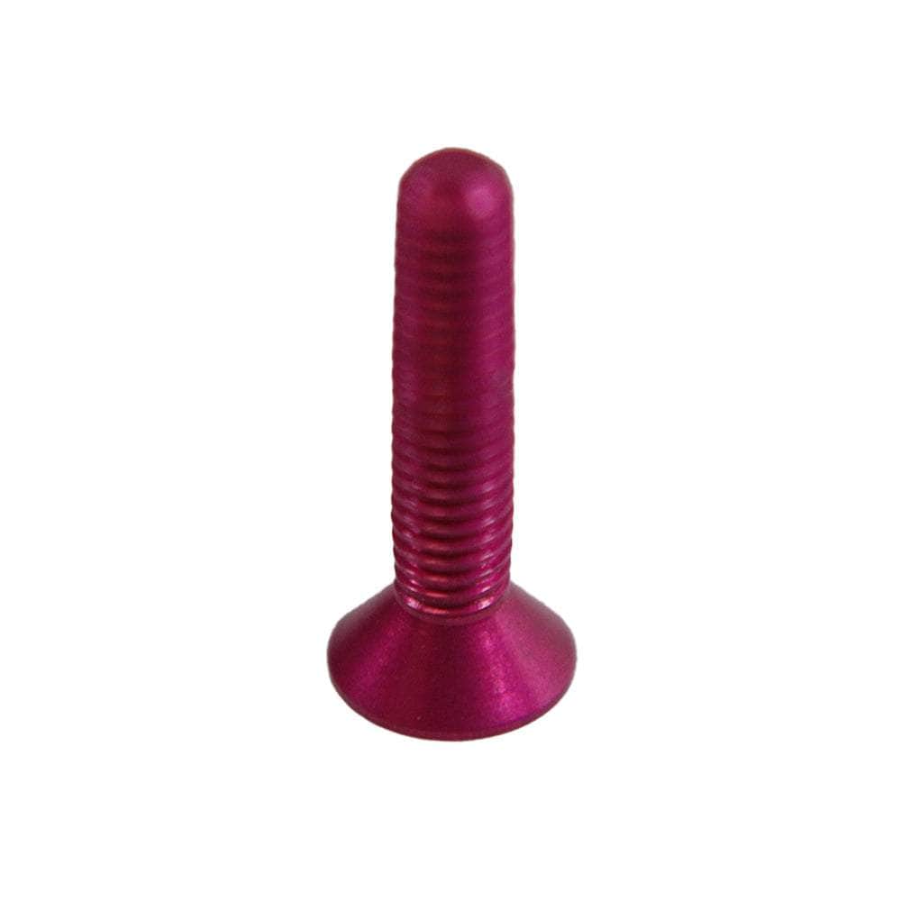 M3 7075 Aluminum Counter Sunk Hex Screw (20PCS) - Choose Your Color & Size — Pink / 14mm