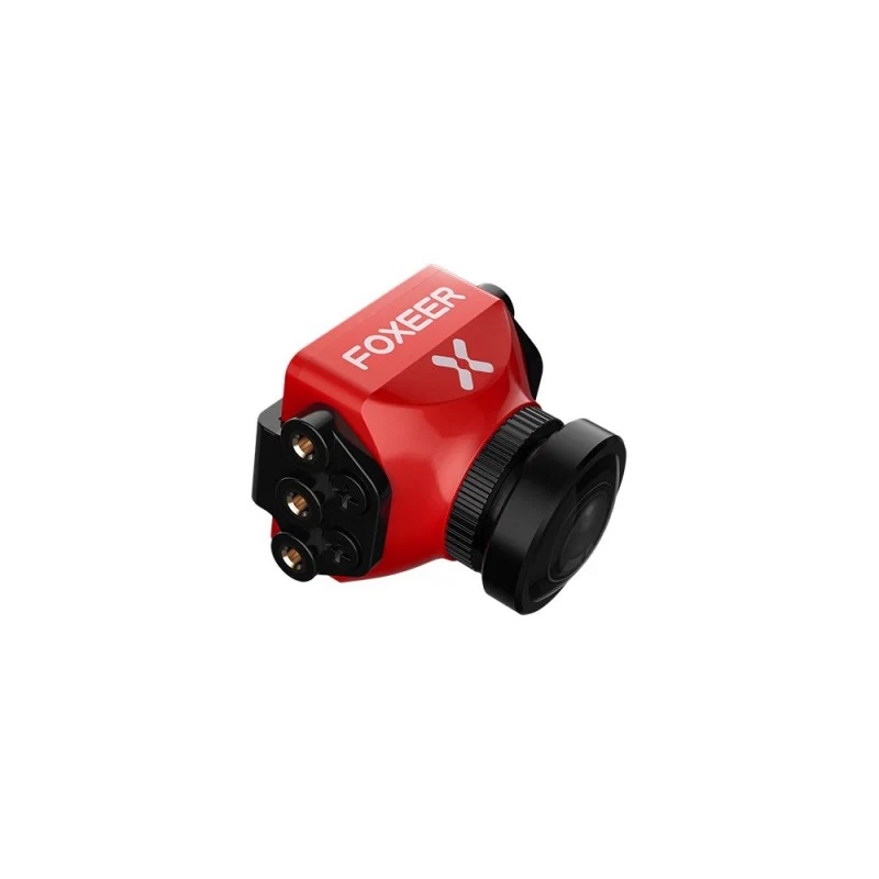 Foxeer Mini Predator 5 Racing FPV Camera 4ms Latency Super WDR — Red / 1.8