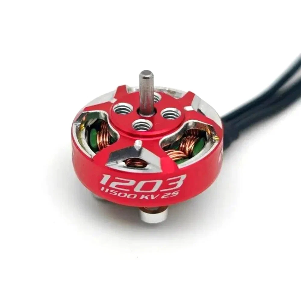 RCINPOWER GTS V3 1203 6000kv Plus 2-3 inch Cinewhoop Micro Motor - Choose Color — RED & SILVER