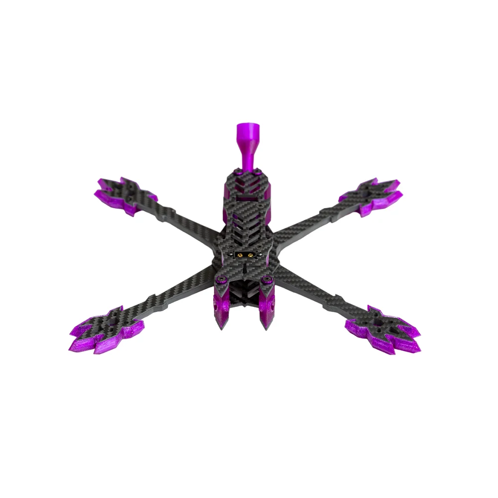 Quadifier Diamondback Pro Type F (O3 Ready) 5" Freestyle Frame - Choose Color — Purple