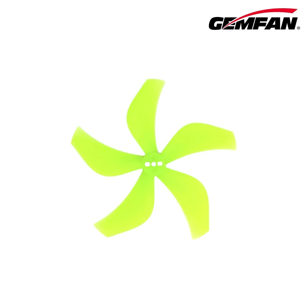 Gemfan 2925-5 2.9" 5 Blade FPV Drone Propellers - Choose Color — Lemon Yellow