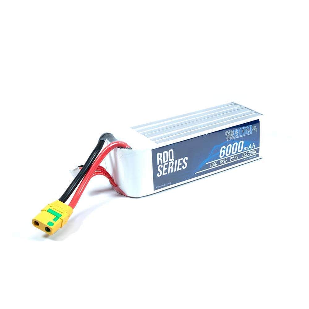 RDQ Series 22.2V 6S 6000mAh 100C LiPo Battery - XT90 Anti Spark