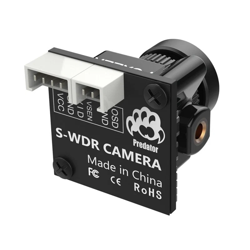 Foxeer Micro Predator 5 M8 1.7mm Lens 4ms Latency Super WDR 19*19mm — Black