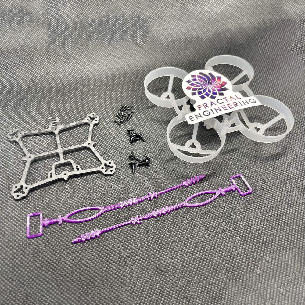 Fractal Engineering Fractal 65 Micro Whoop Frame Kit - Choose Color — Clear