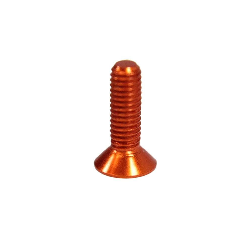M3 7075 Aluminum Counter Sunk Hex Screw (20PCS) - Choose Your Color & Size — Orange / 10mm
