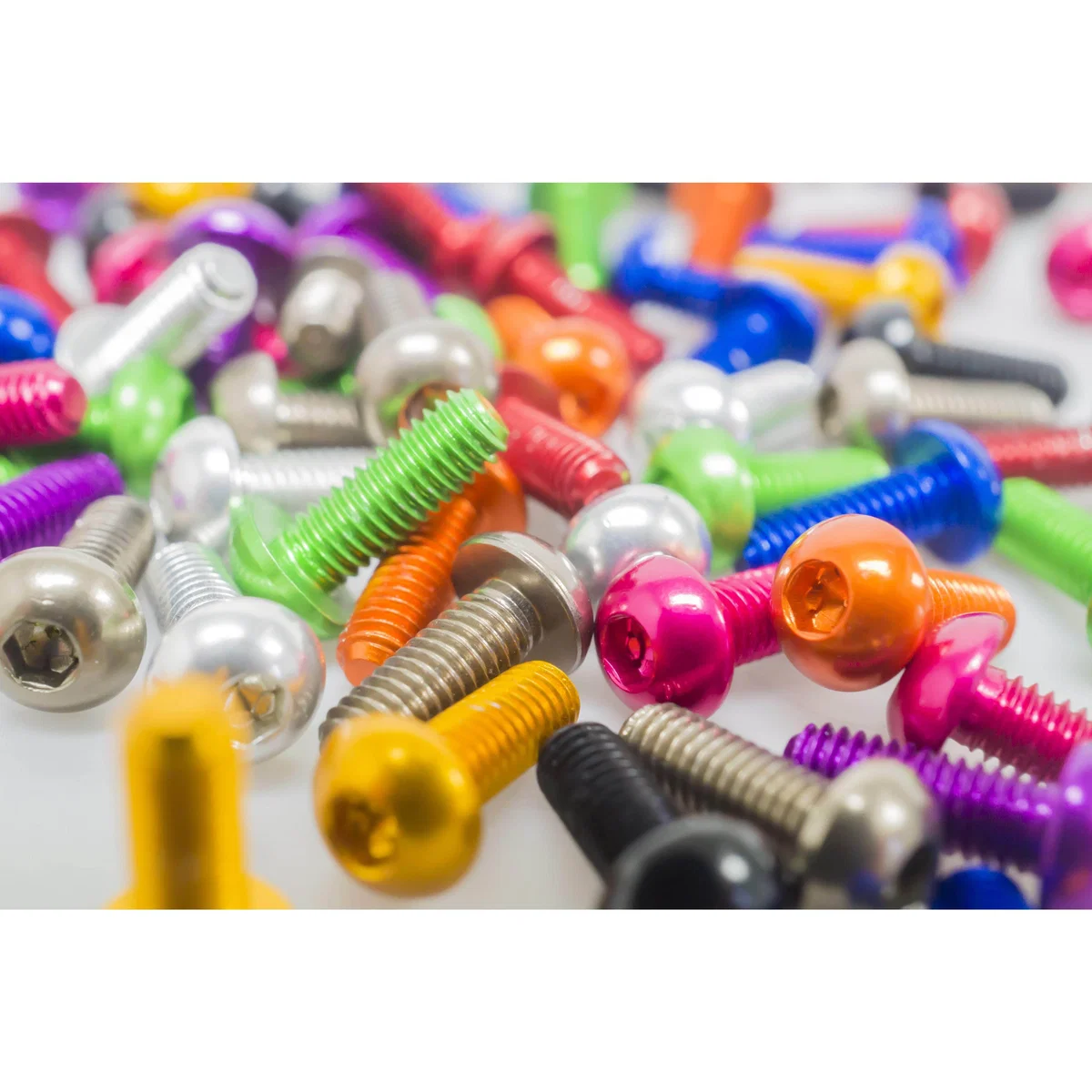 NewBeeDrone Screws Various Color & Length — Silver / 8mm