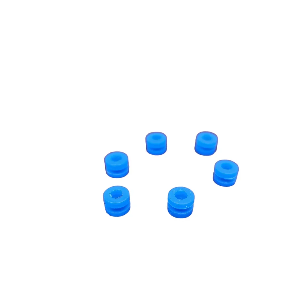 Soft Mount FC Rubber Grommet Damper Kit (6 Pcs.) - Choose Color — Blue