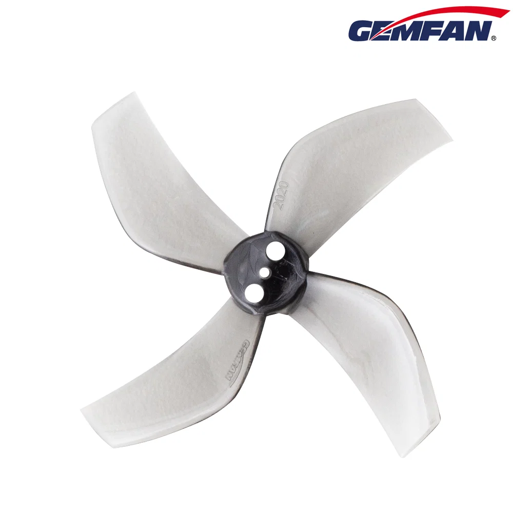 Gemfan 2020 Ducted 4 Blade D51 Cinewhoop Propeller (4CW+4CCW) — Clear Gray