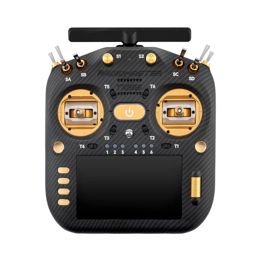 RadioMaster TX16S MK3 MAX ELRS Gemini 2.4GHz and Sub-G 900MHz 5-inch Touchscreen Display AG02 Gimbals Mode 2 Radio Controller - Choose Color — Gold
