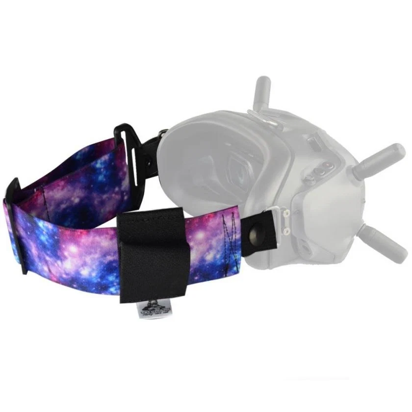 FatStraps 2" FPV Goggle Strap for DJI/Avatar/Dominator/HDZero - Choose Style — Purple Nebula
