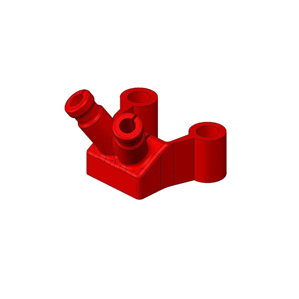 DJI O4 Pro Dual Antenna Tube Holder Mount Black - Choose Standoff Width — 25-35mm