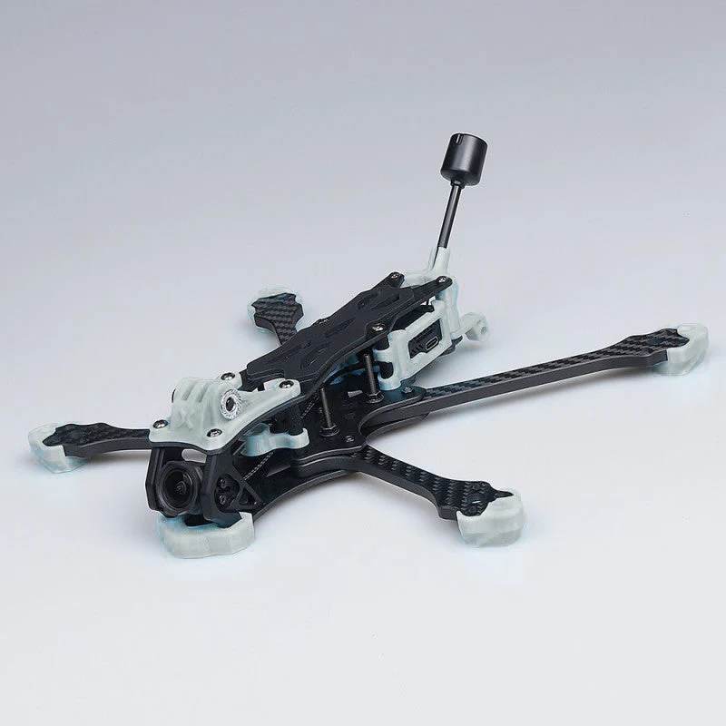 Foxeer MEGA 5" DC Deadcat Frame O3-Analog-Vista-HDzero-Walksnail - Choose Color — Grey
