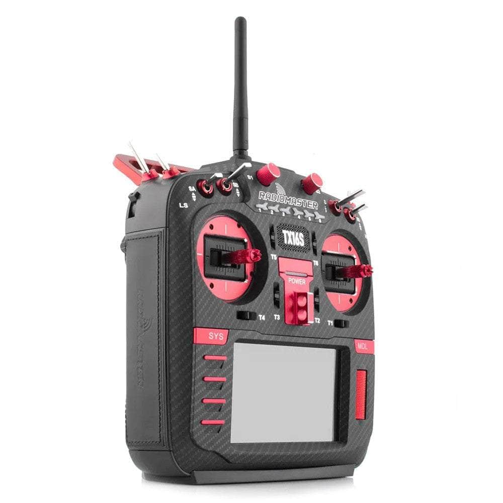 RadioMaster TX16S MKII MAX EdgeTX RC Transmitter w/ V4.0 Hall Gimbals - Choose Version — Red / 4in1
